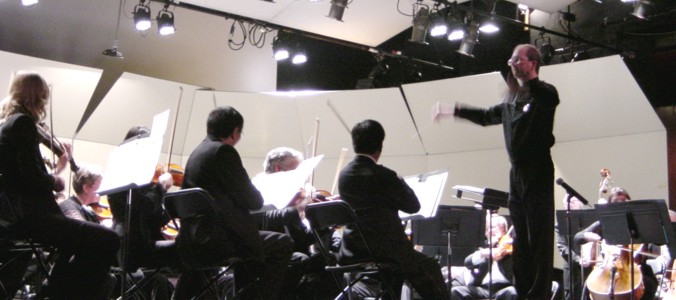 George conducting Nova Vista Symphony